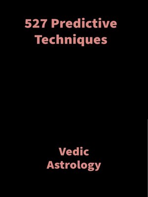 cover image of 527 Predictive Techniques